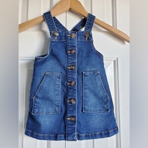 Wonder Nation Baby and Toddler Girls Jumper Dress 12 Months